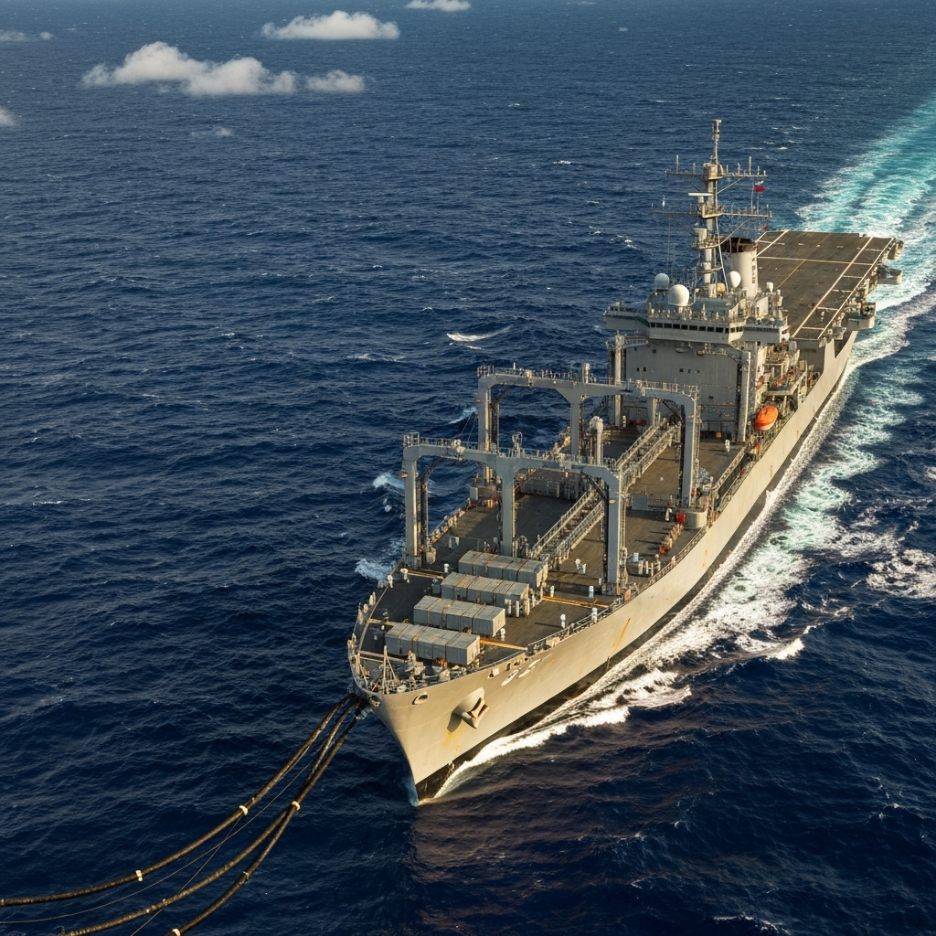 US Navy replenishment oilers: Powering Pacific carrier ops