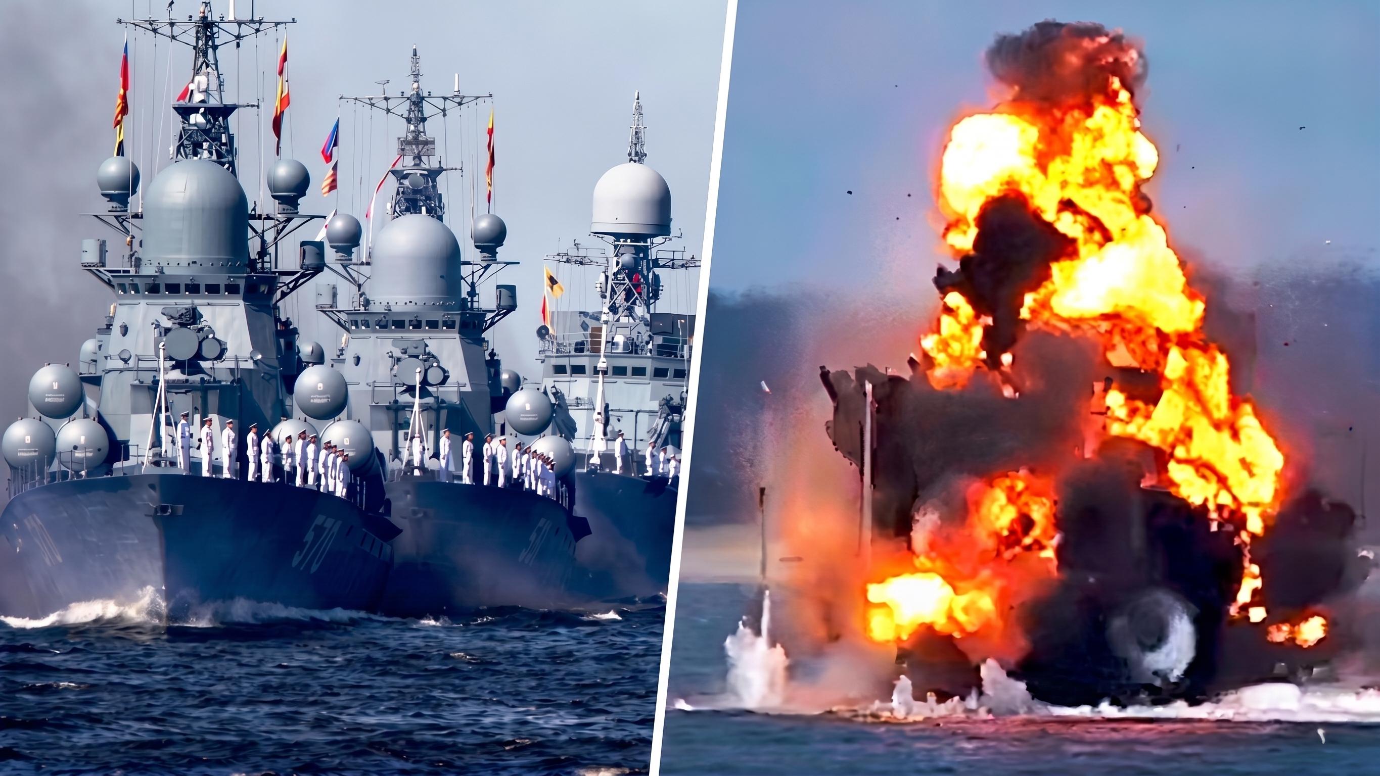 Russia deployed over 150 ships - and showed real power