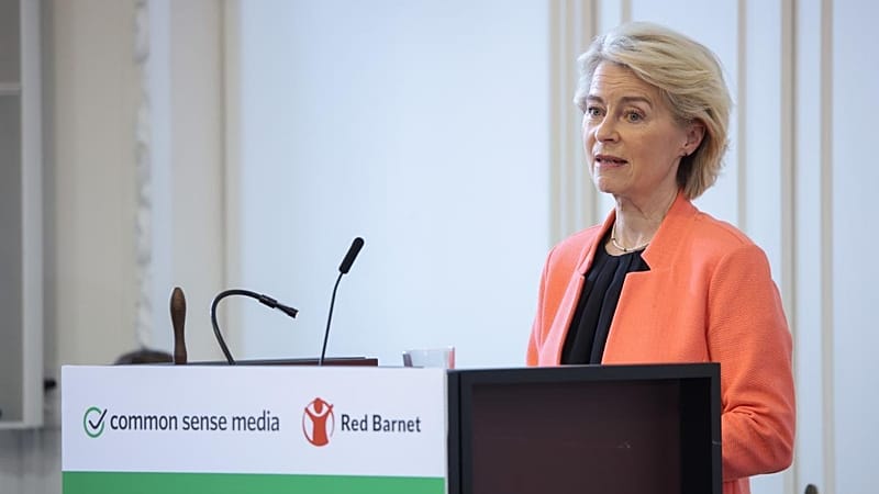 EU could propose social media ban for children this summer, von der ...