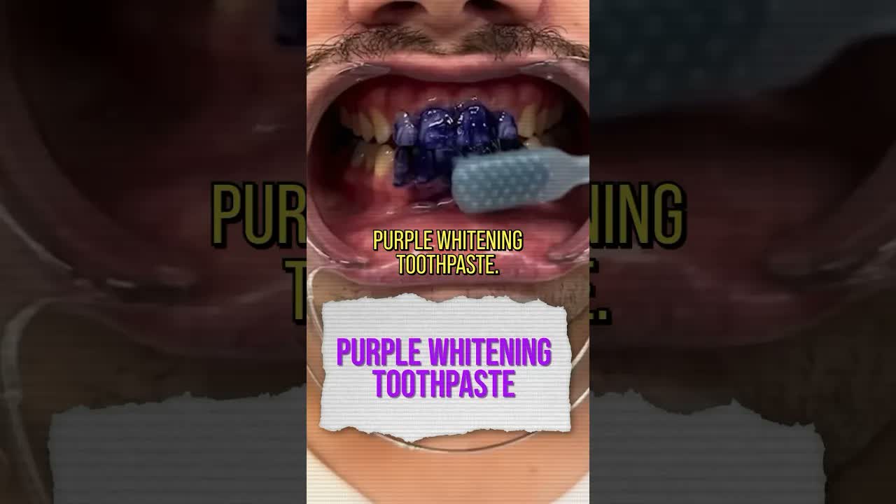 Purple toothpaste uses color theory to hide yellow teeth — but does it ...