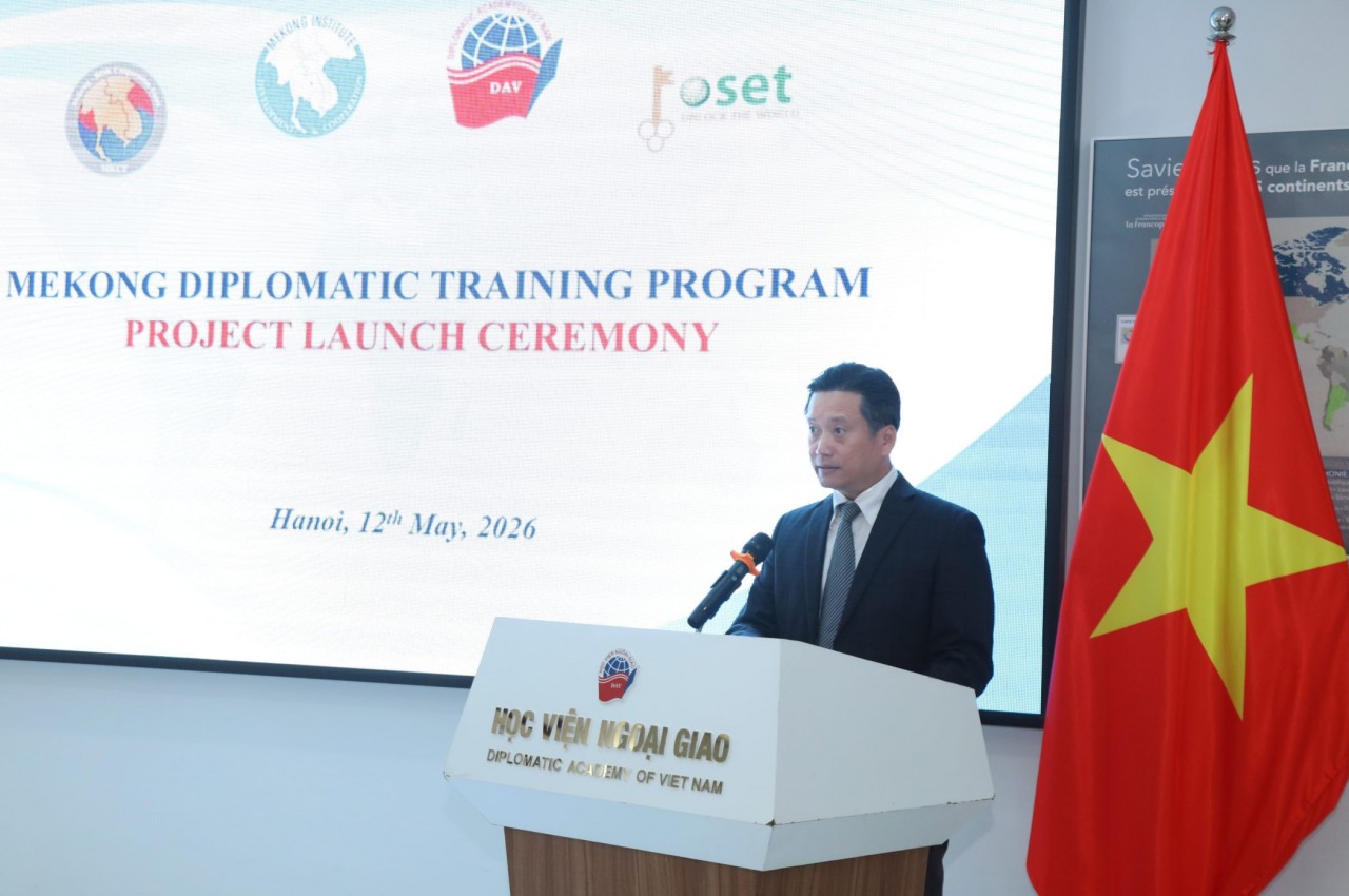 Lễ khởi động dự án ‘Chương trình đào tạo cán bộ đối ngoại Mekong’