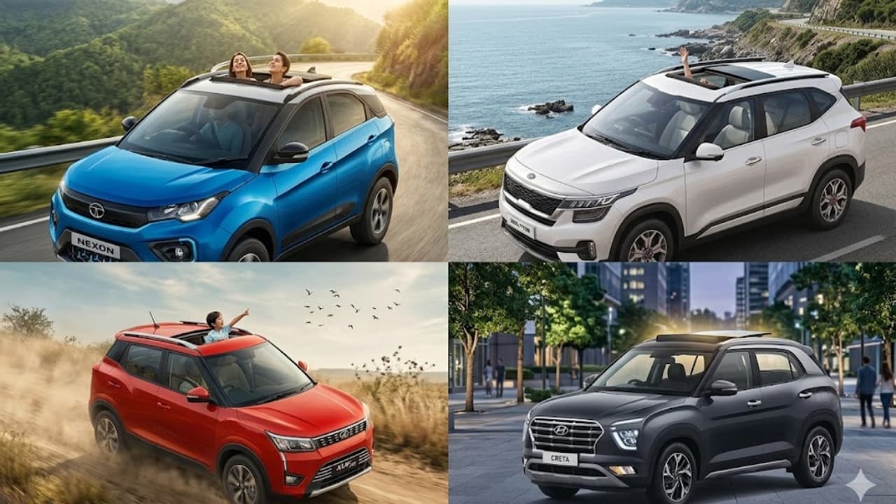 Sunroof cars under budget: From Tata to Kia, drive with stunning sky view!