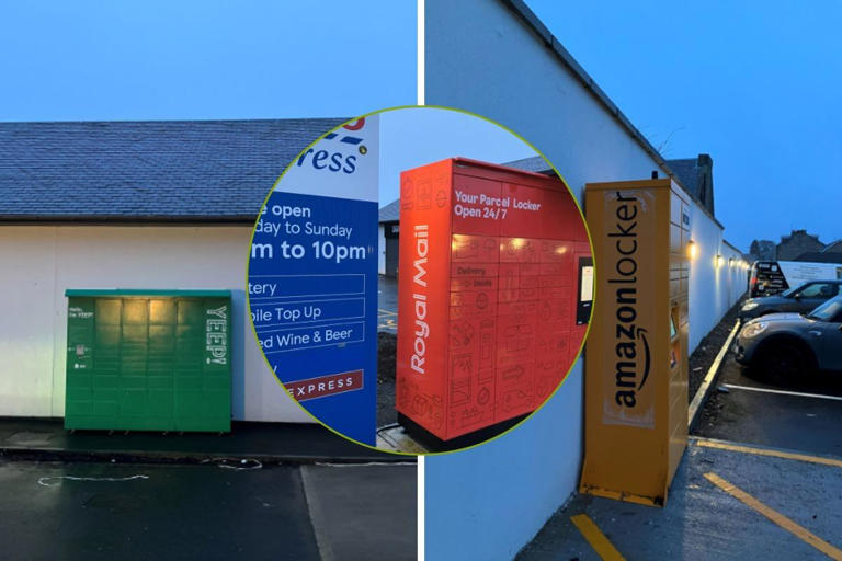 Parcel locker at Kirkcaldy Tesco to be moved to secure planning approval