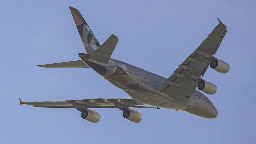 Etihad flight aborted in Chennai after wing fire scare