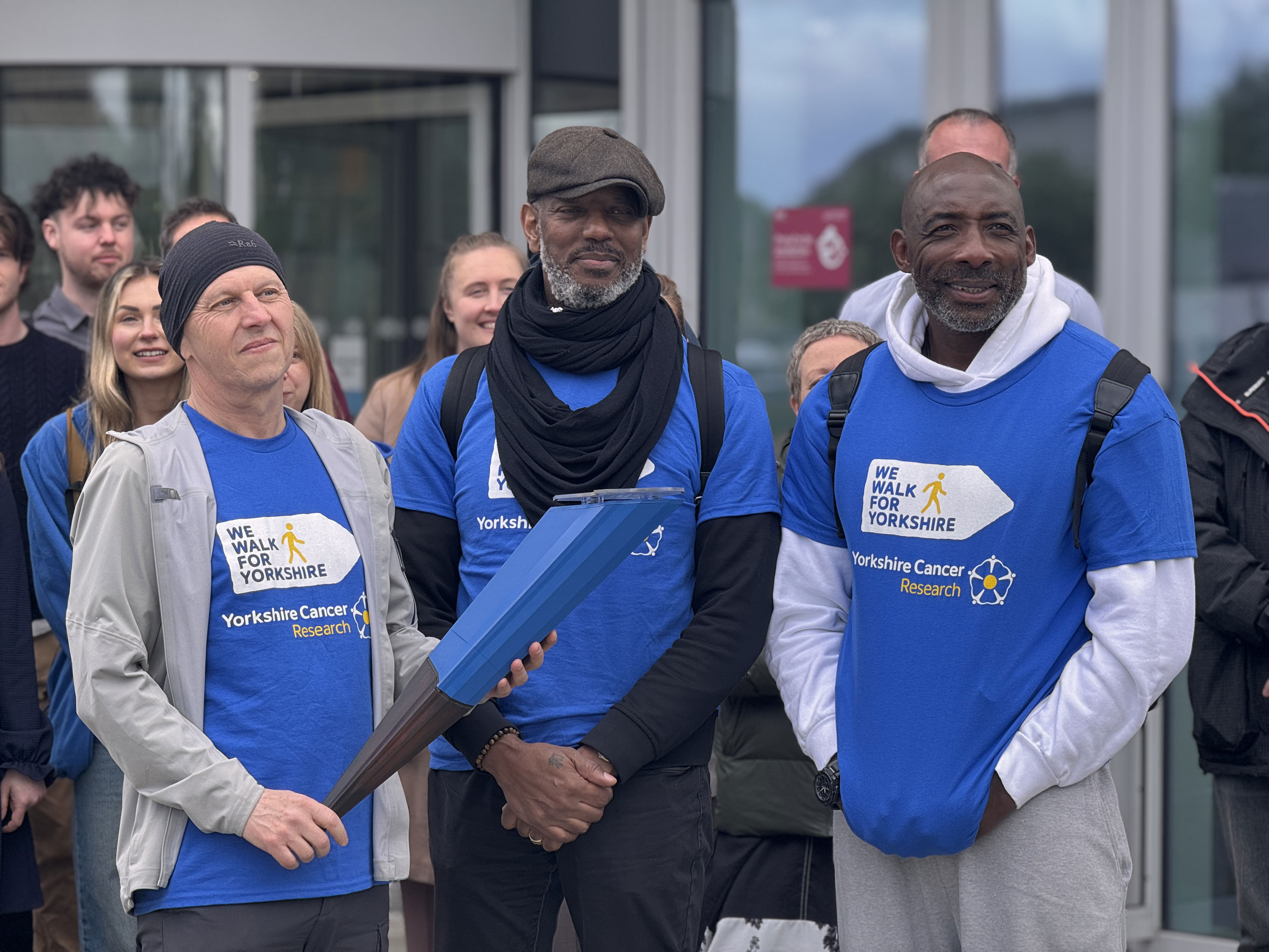 Boxing legend Johnny Nelson joins cancer campaign carrying baton for ...