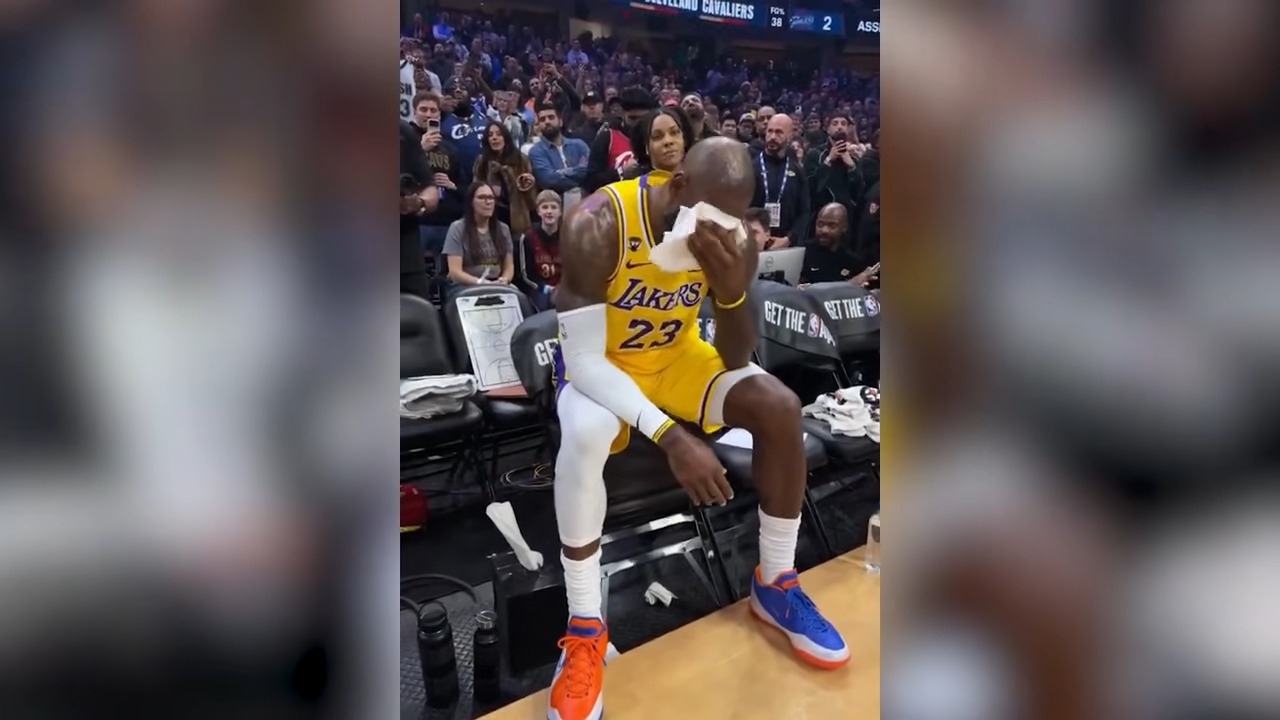 Caught on camera: LeBron broke down in Cleveland - then the game turned ...