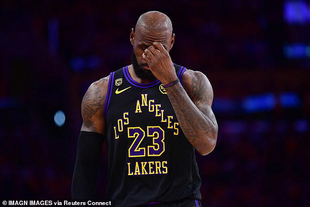 LeBron James, 41, hits career crossroads in LA as Lakers are swept by ...