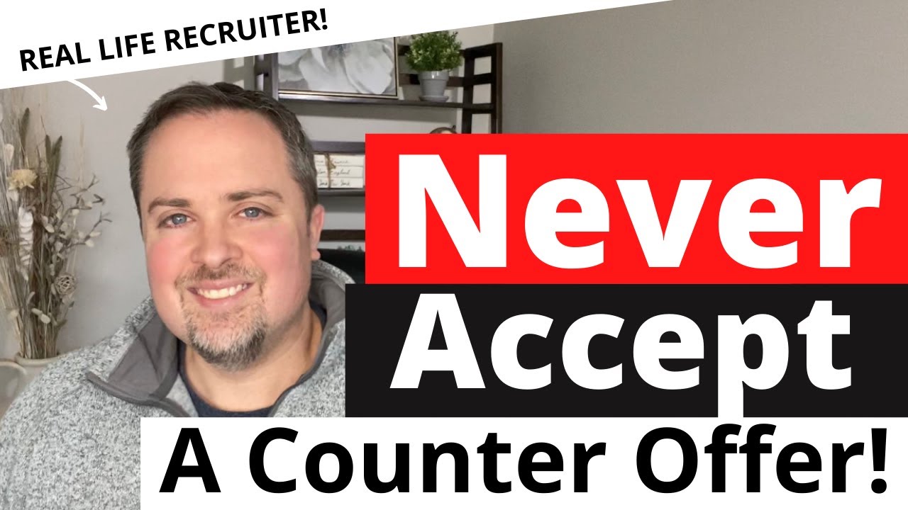 Should I accept a counter offer from my employer? Counter offer advice ...