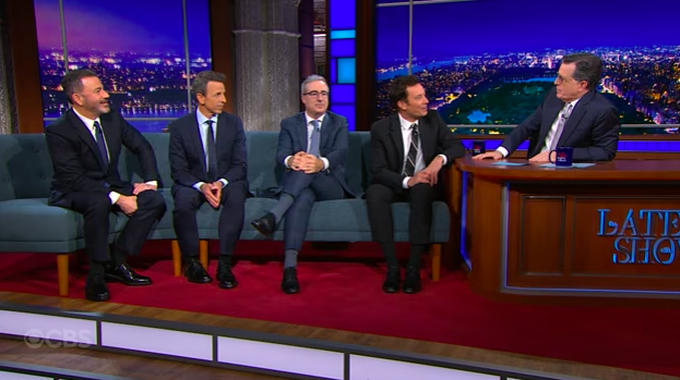 Late-Night Hosts Reunite on 'The Late Show' Ahead of Finale