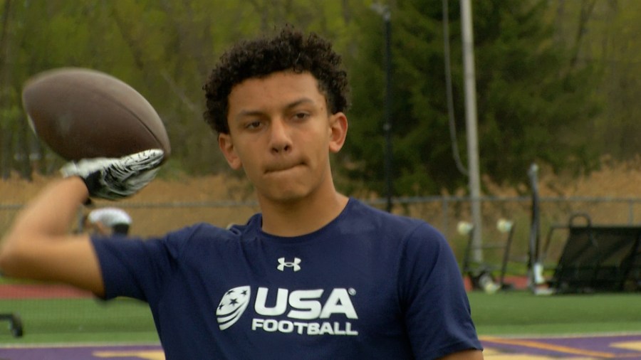 CBA freshman Alex Rivera lands on national flag football team