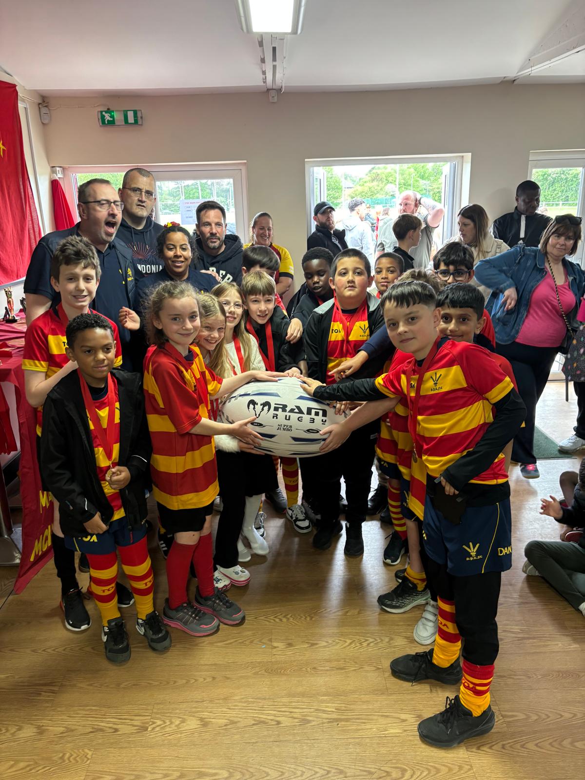 More than 220 Luton children pack out rugby club in biggest junior ...