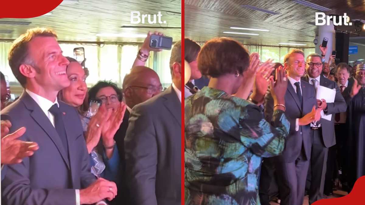 Emmanuel Macron: Lovely moment French president dances to Jerusalema ...