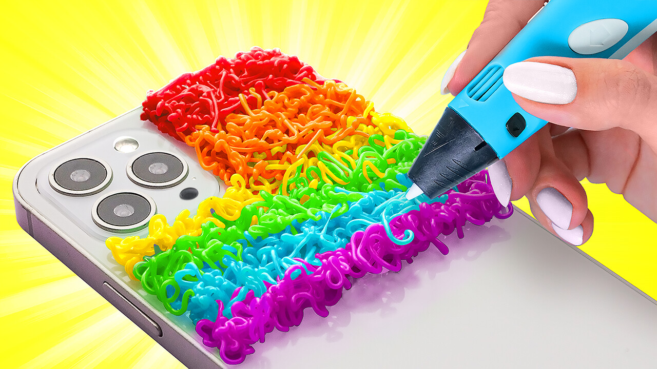 Creative 3D pen crafts: Colorful DIY jewelry and mini projects!