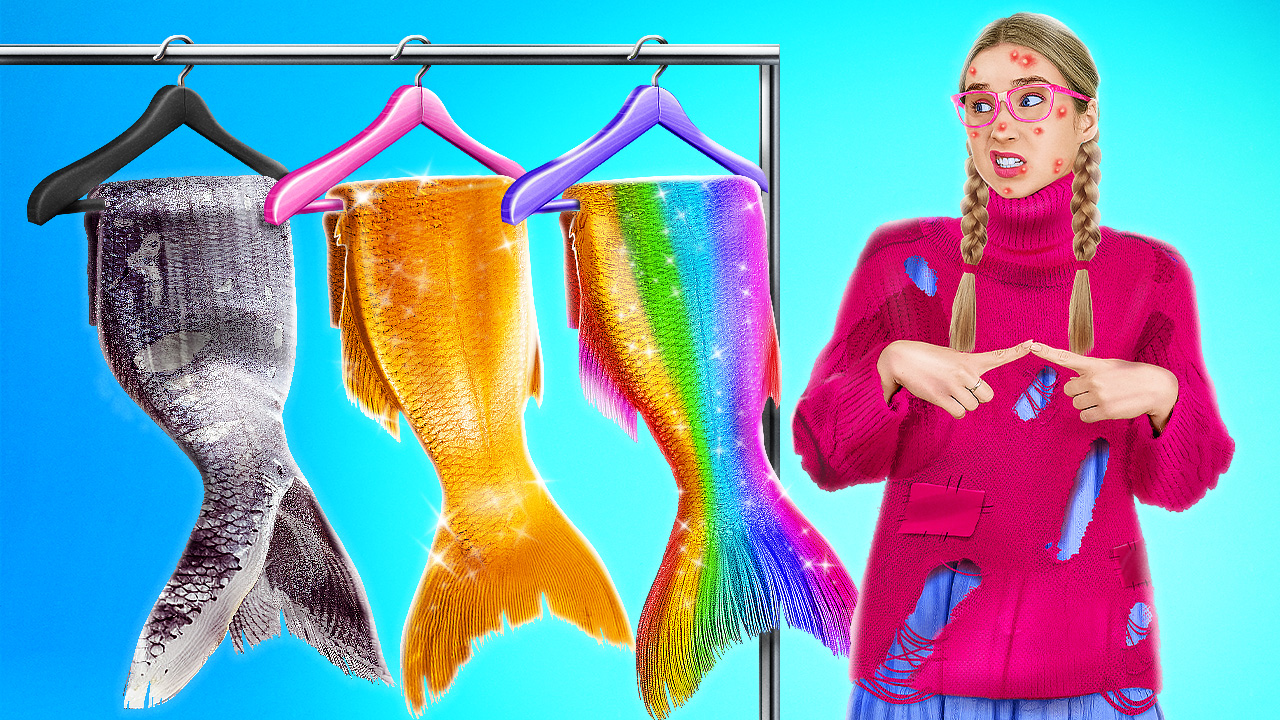 How to transform into a magical mermaid with a stunning makeover