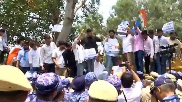 NEET-UG 2026 paper leak: NTA cancels exam; NSUI protests outside ...
