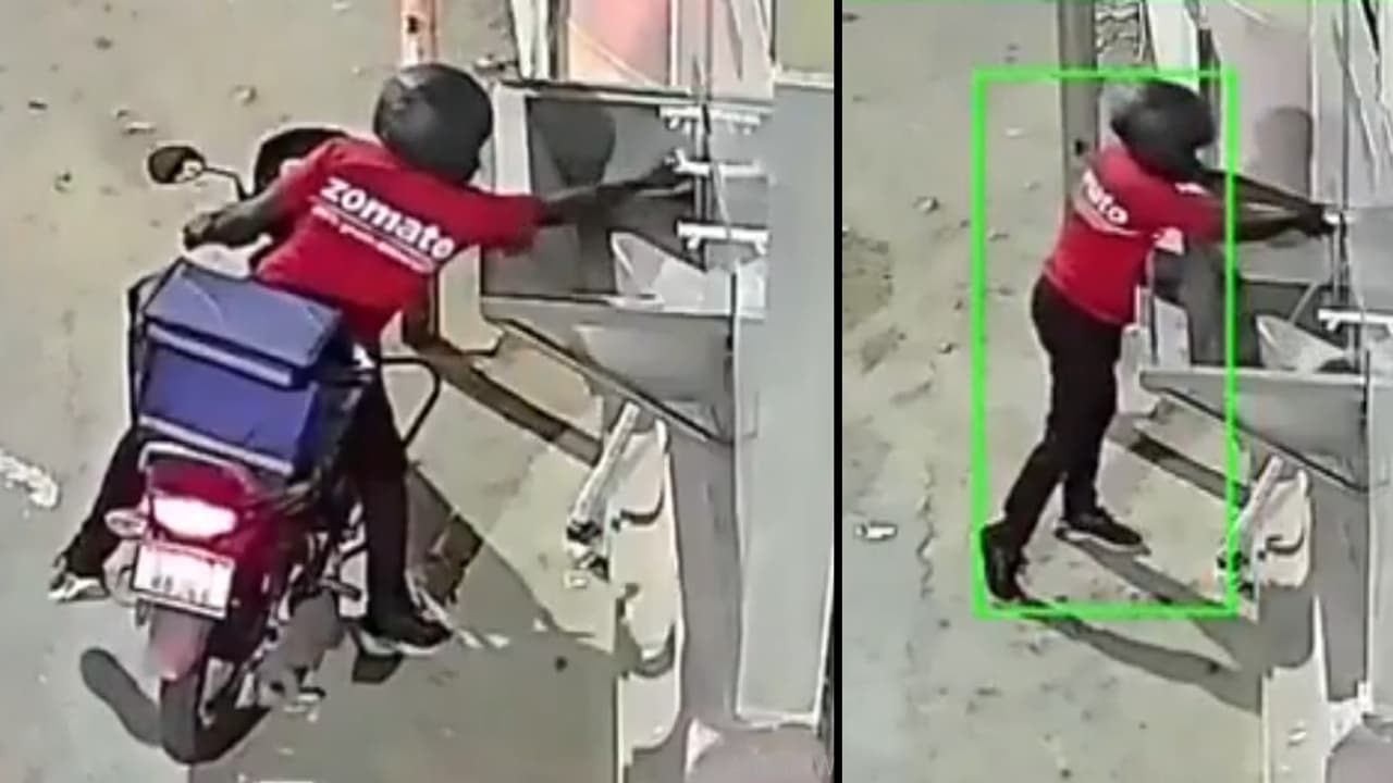 Caught on camera: Zomato delivery agent allegedly seen stealing tap ...