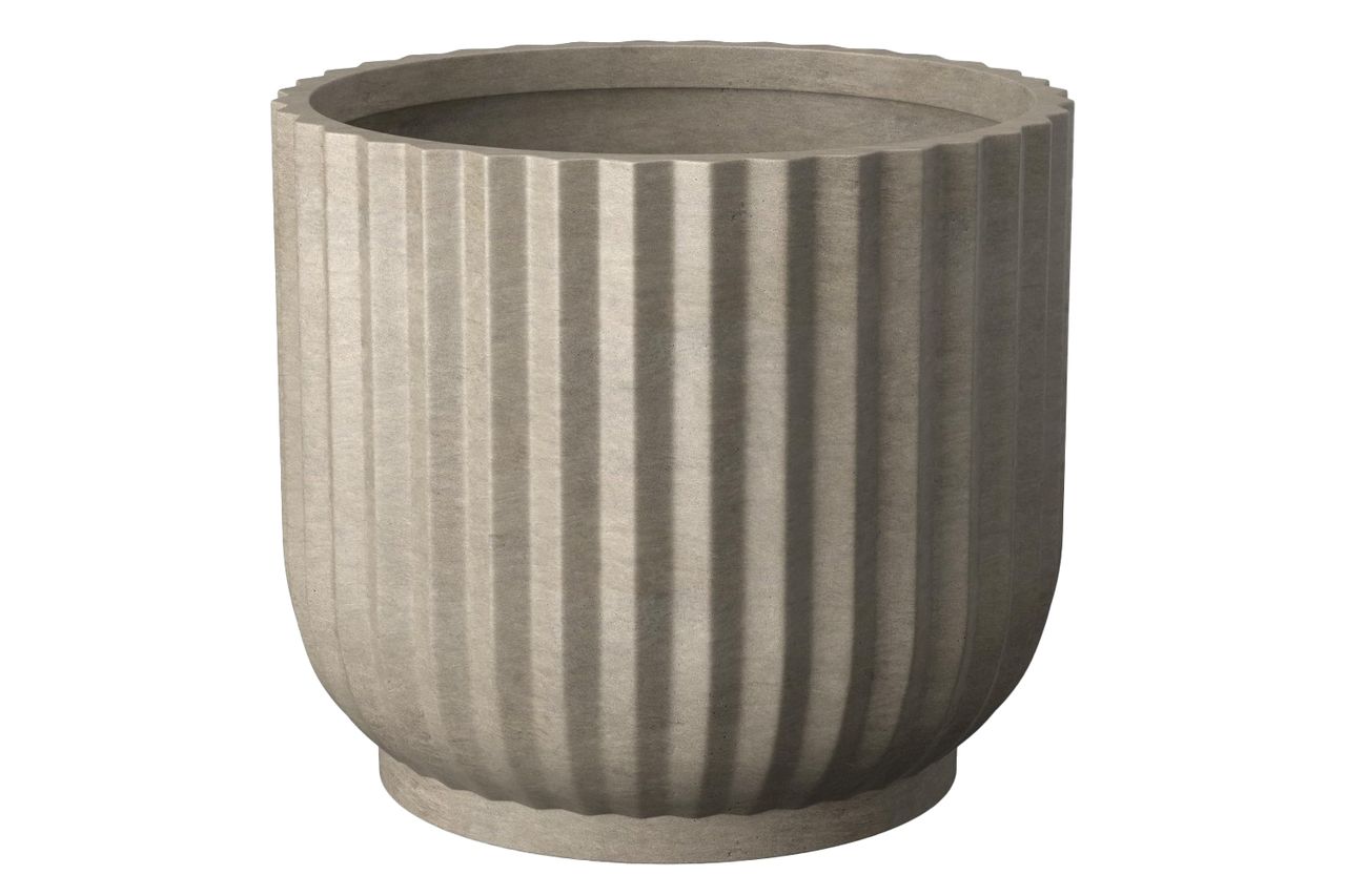 Kante Round Fulted Planter