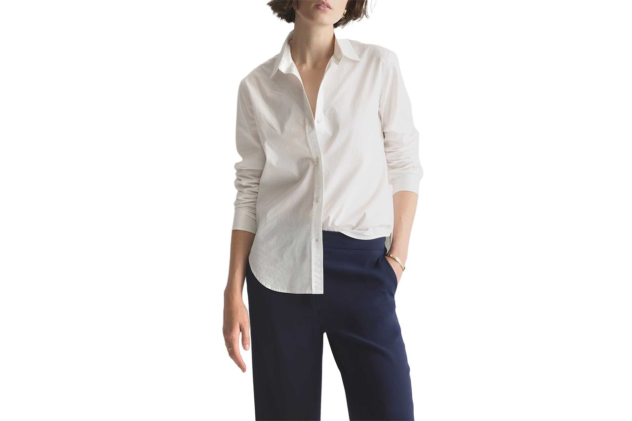 Organic Cotton Poplin Long Sleeve Shirt