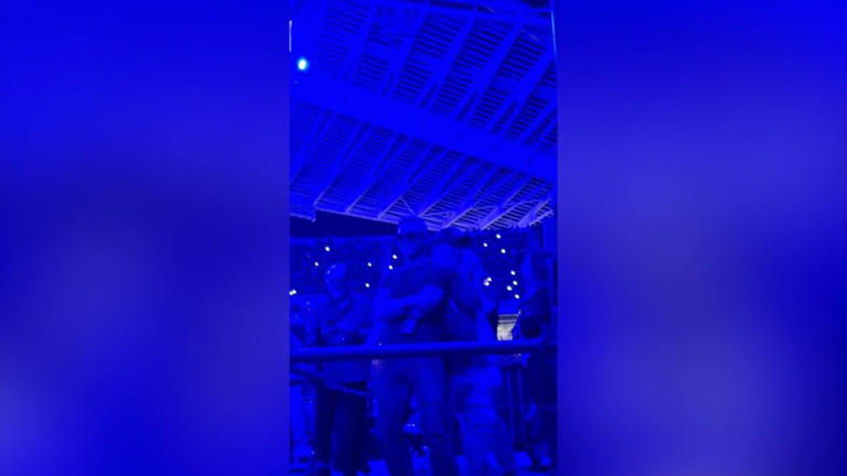 Daniel Craig seen rocking out to Metallica in Athens