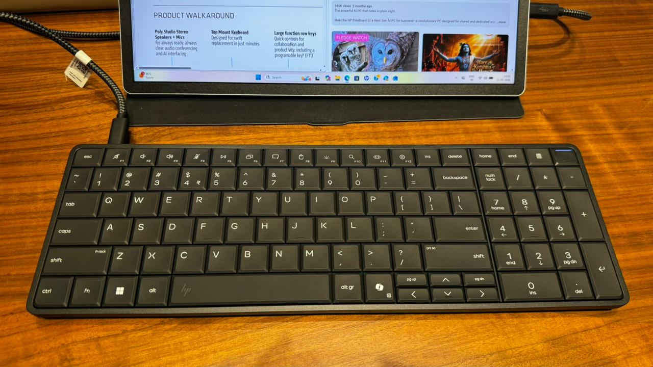This HP keyboard doubles as a mini PC and I tried it