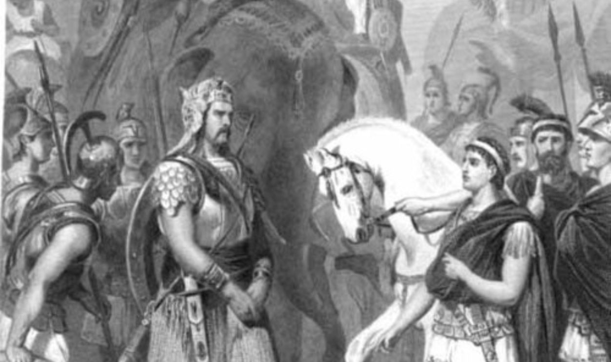 King Porus and his army of war elephants were the last obstacle ...
