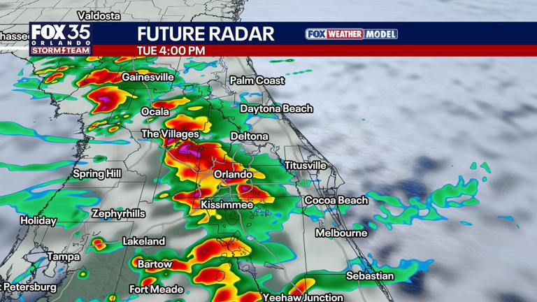 Orlando weather: Heavy rain, strong storms moving through Central Florida