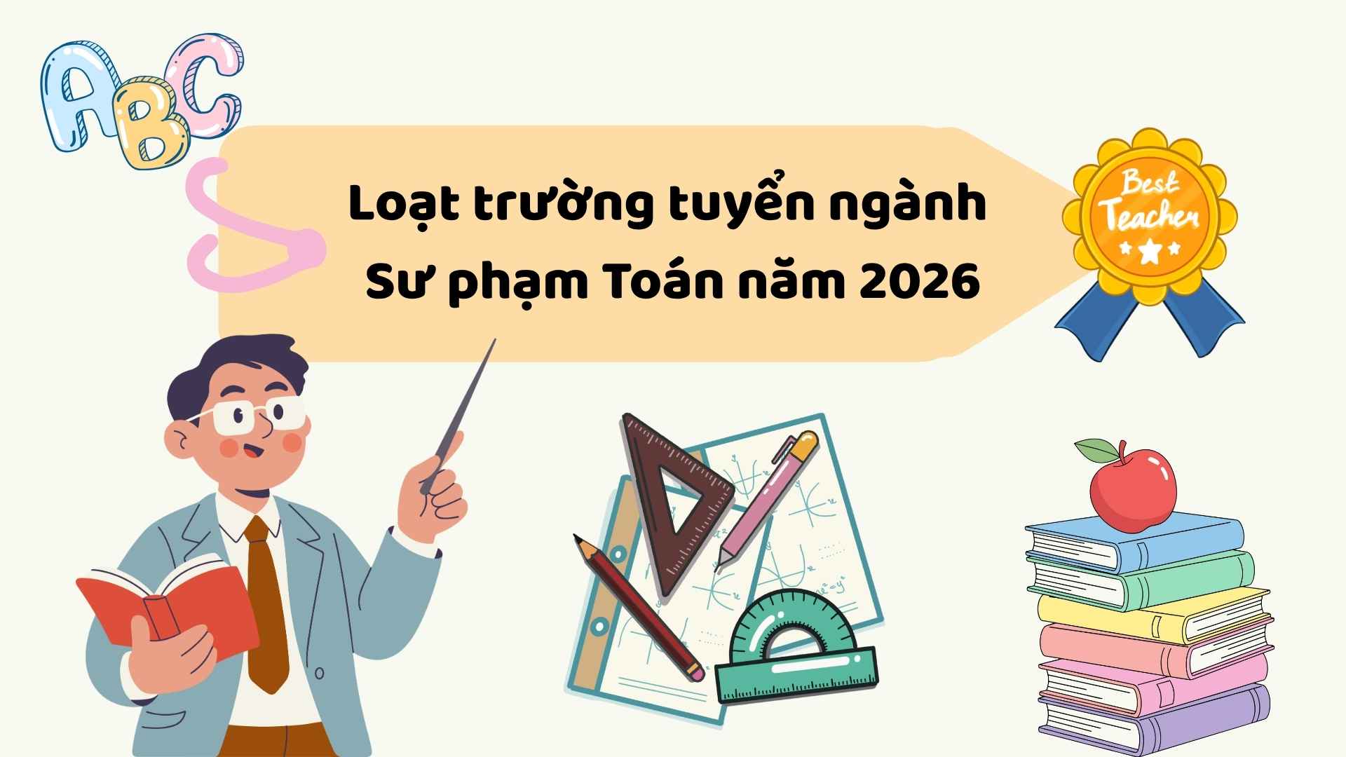 Loạt trường tuyển ngành sư phạm toán năm 2026