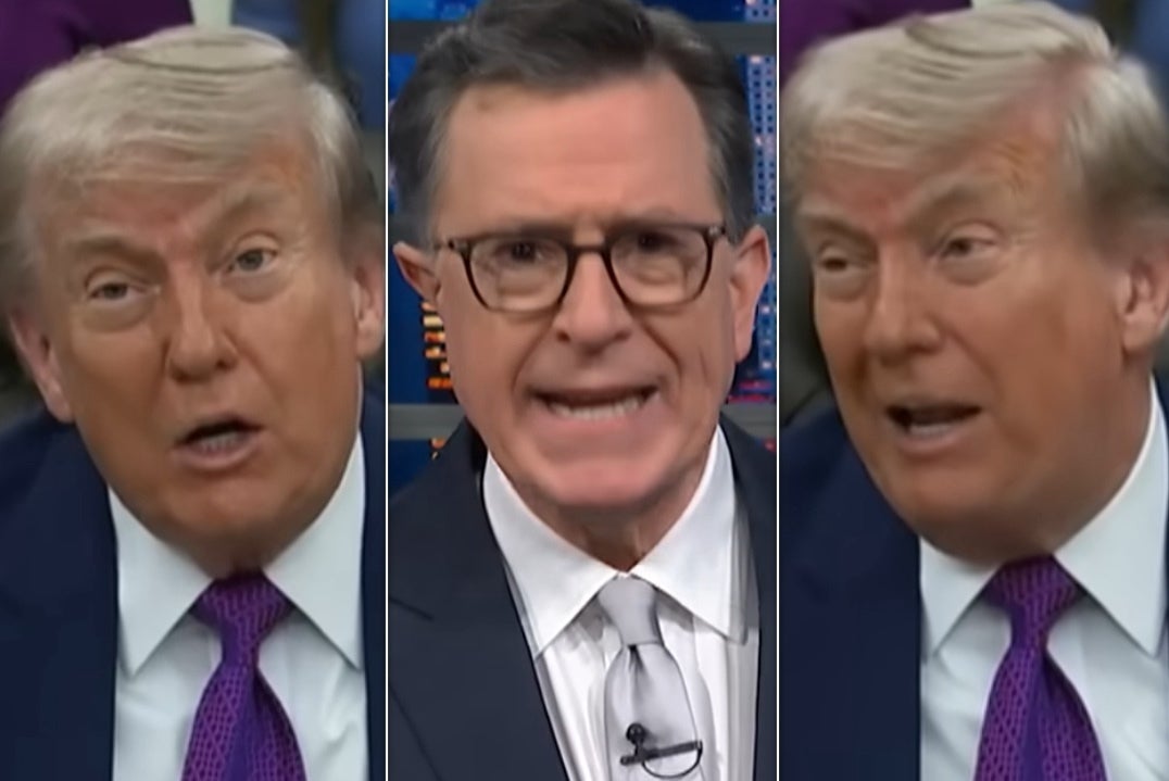 Stephen Colbert supercut shows Donald Trump saying same thing 6 times ...