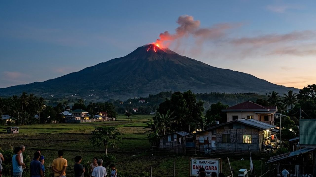 Deadly warning as Kanlaon volcano glows red
