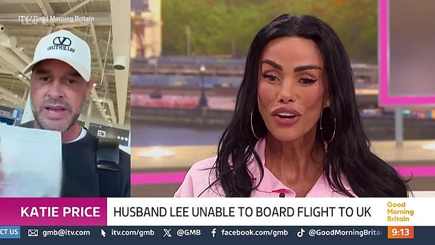 Katie Price defends husband Lee Andrews after he fails to join her for  scheduled live GMB interview