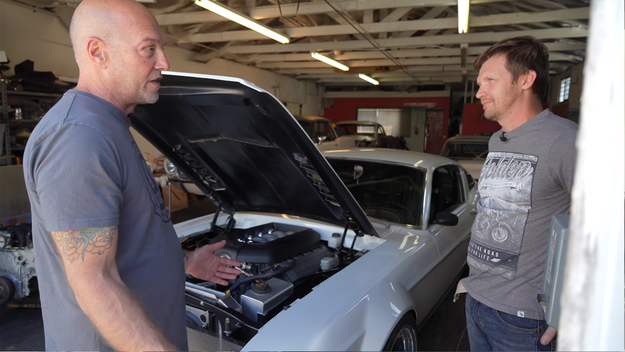 Coyote-swapped 1967 Mustang fastback with widebody flares