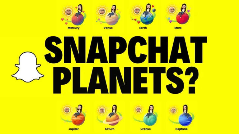 Snapchat planets explained: What each planet means and how your friend ...