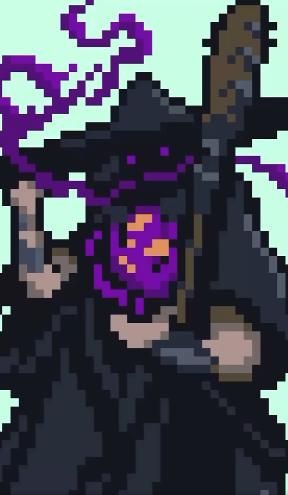Hades 2 Charon recreated in stunning pixel art