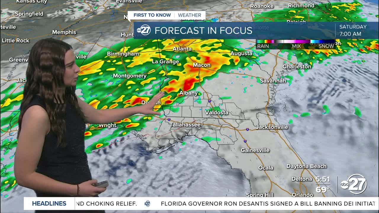 First to know forecast: Showers and storms to start the weekend (5/1/2026)