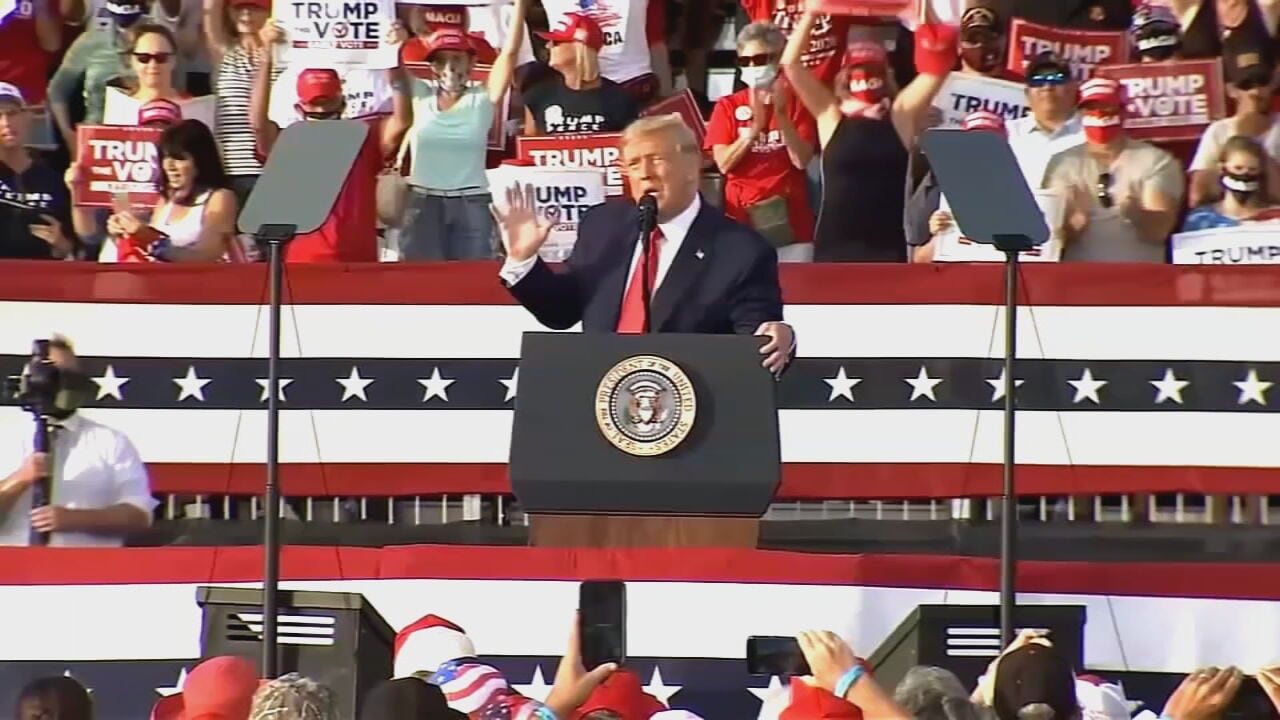 Presidential visit: Trump rally draws early crowd in The Villages