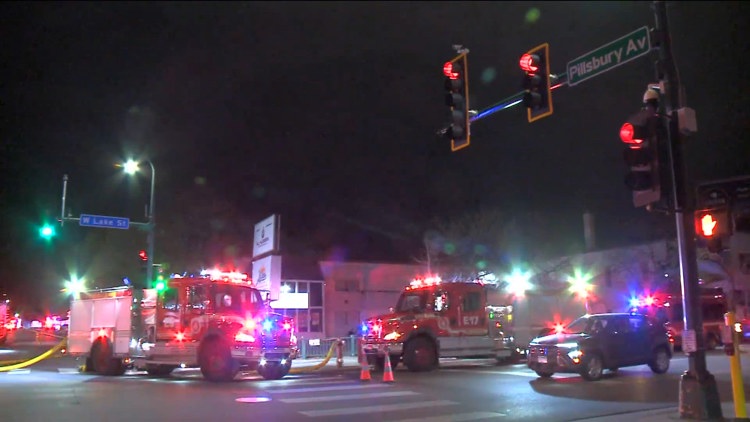 Minneapolis fire crews put out flames at Karmel Mall and apartment building