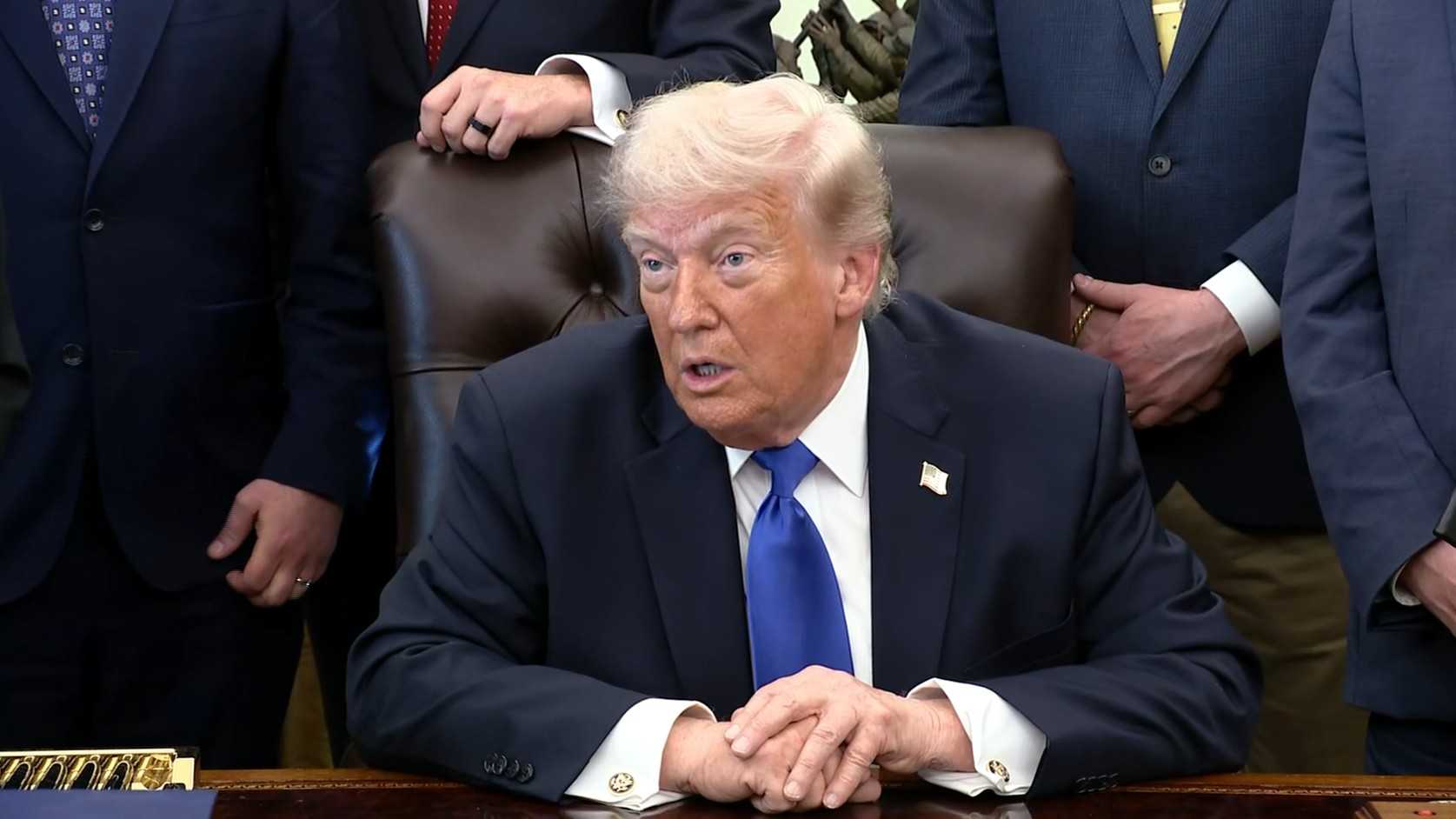 President Trump says highest gas prices since 2022 are worth it as Iran ...