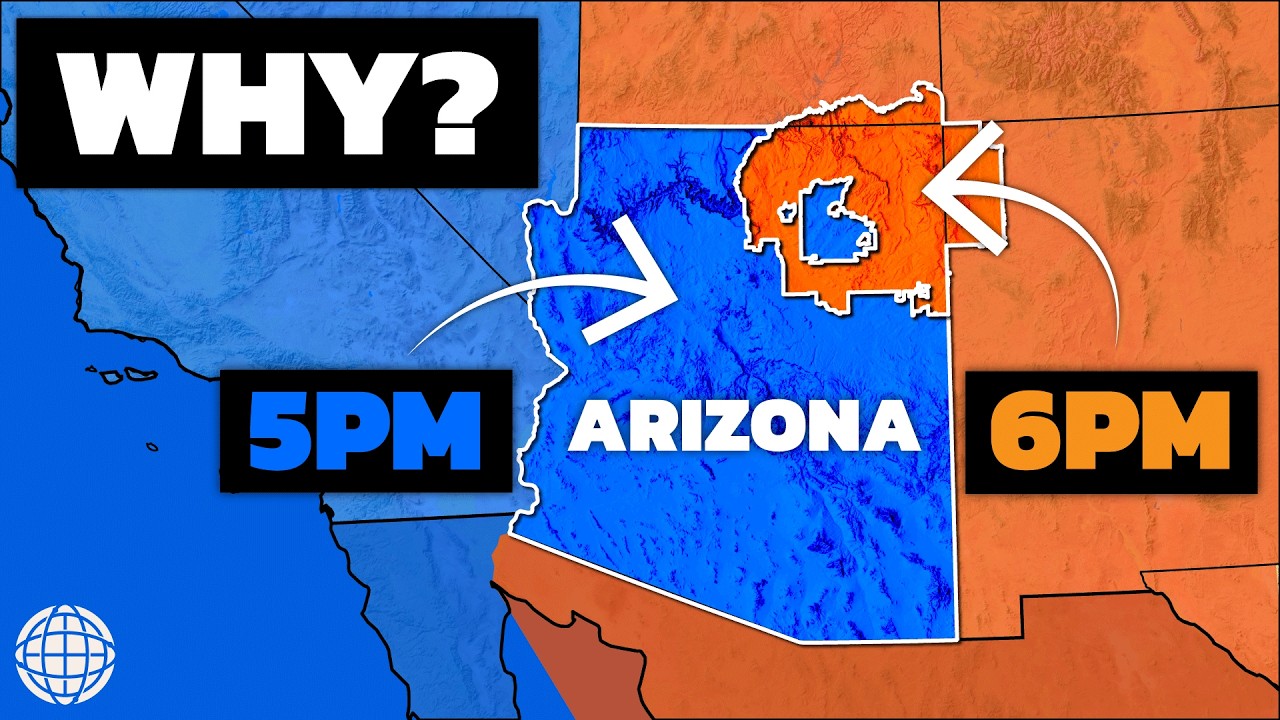 Unusual borders around the world that alter time zones