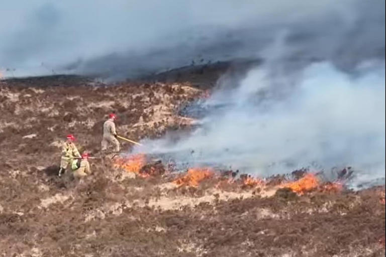 Northern Ireland wildfires: Over 350 firefighters deployed to fires ...