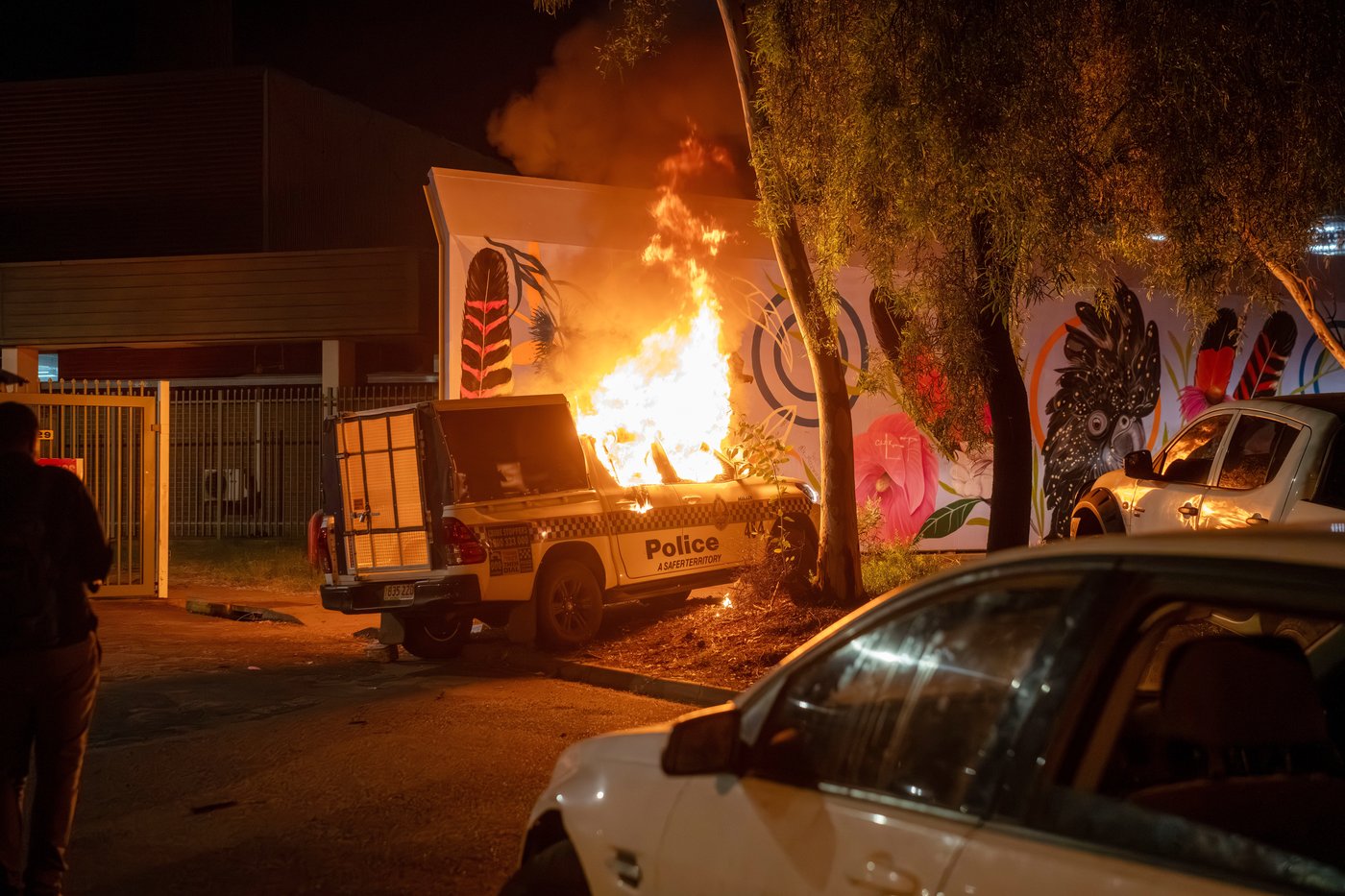 An angry crowd riots outside Australian hospital treating suspect in 5 ...