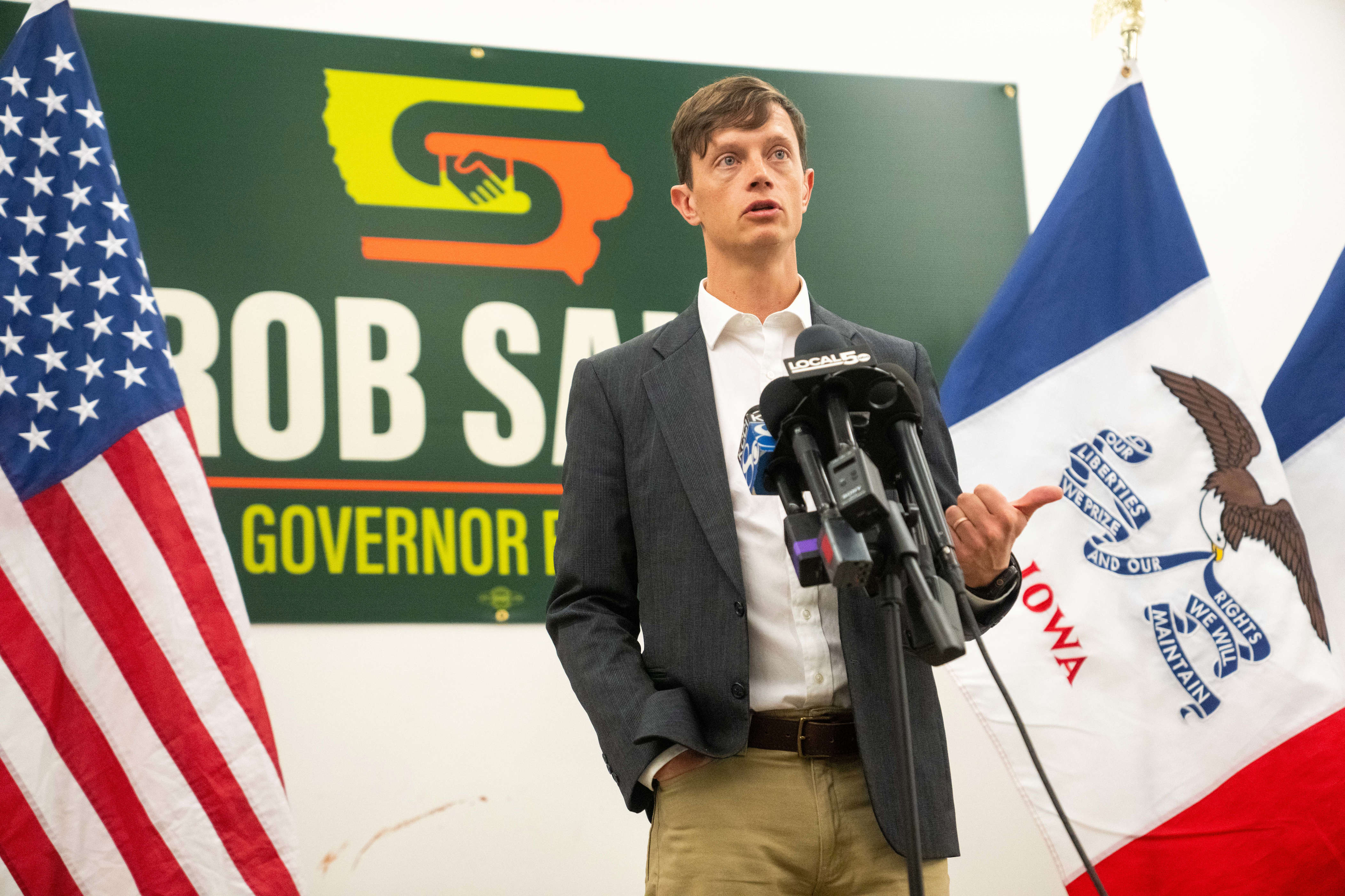 Rob Sand rolls out plan to tackle Iowa's sky-high cancer rates