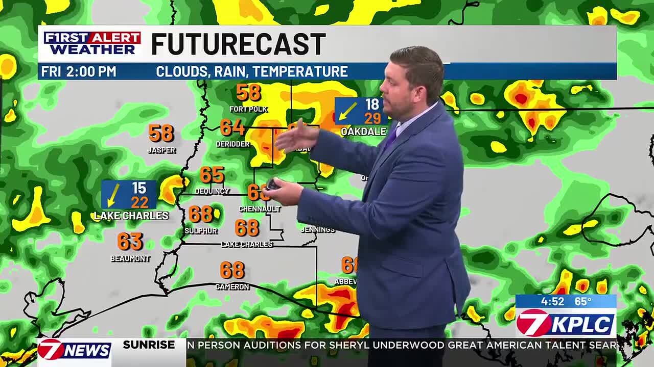 First alert forecast: Waves of heavy downpours at times, as cooler and ...