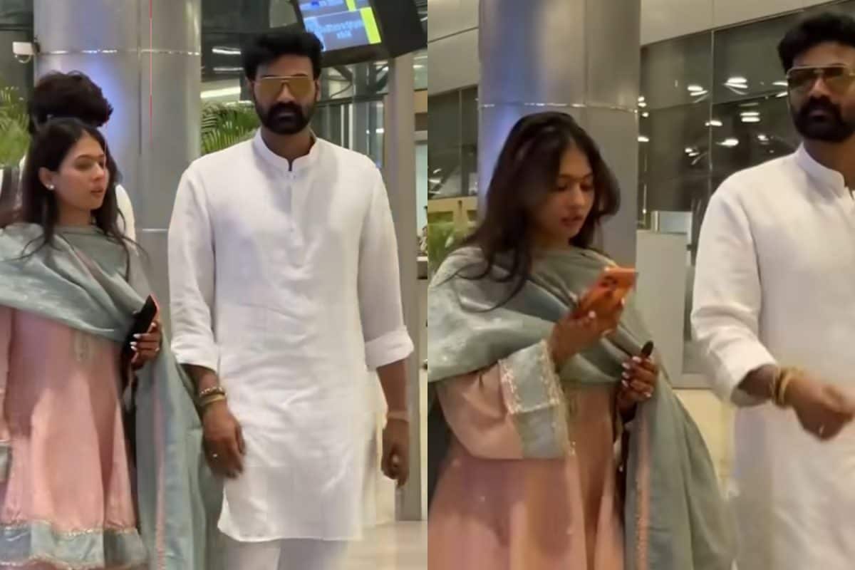Bellamkonda Sai Sreenivas, wife Kavya Reddy return to Hyderabad after ...