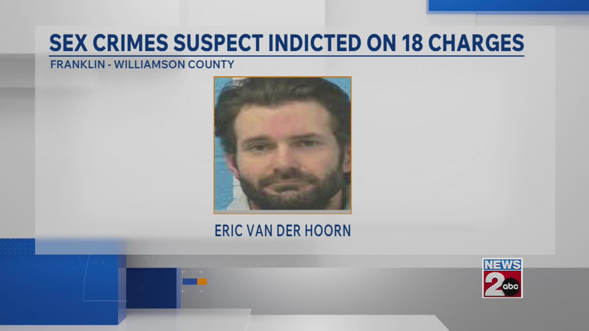 Franklin sex crimes suspect indicted on 18 charges