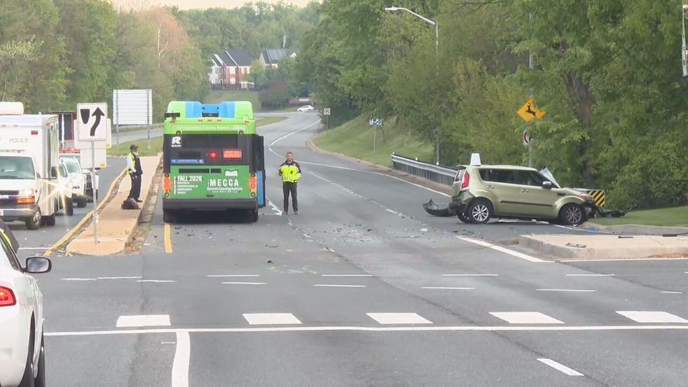 Man dies after crash involving Ride On bus in Montgomery County