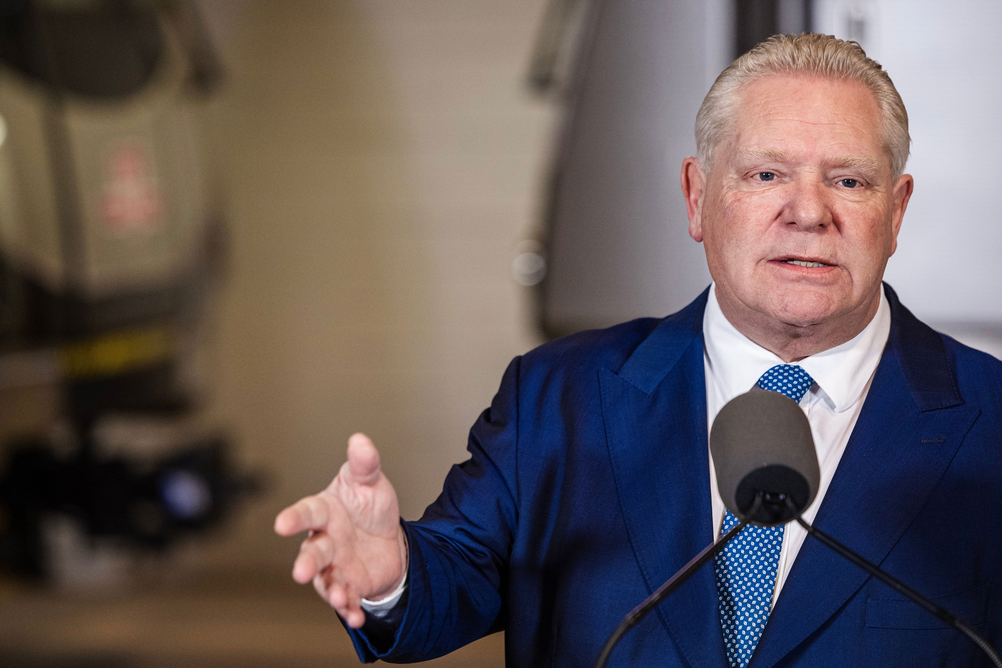 Doug Ford says he’s not bothered by abysmal approval ratings
