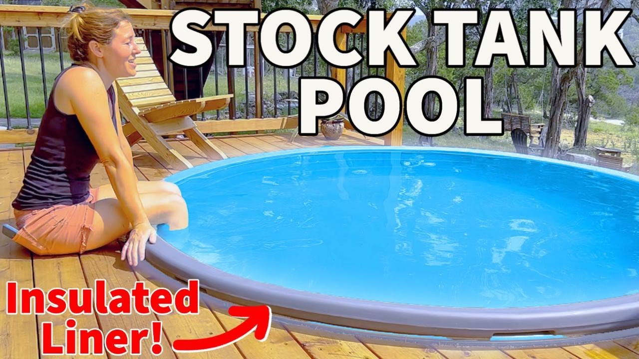 Discover my DIY stock tank pool built into a deck