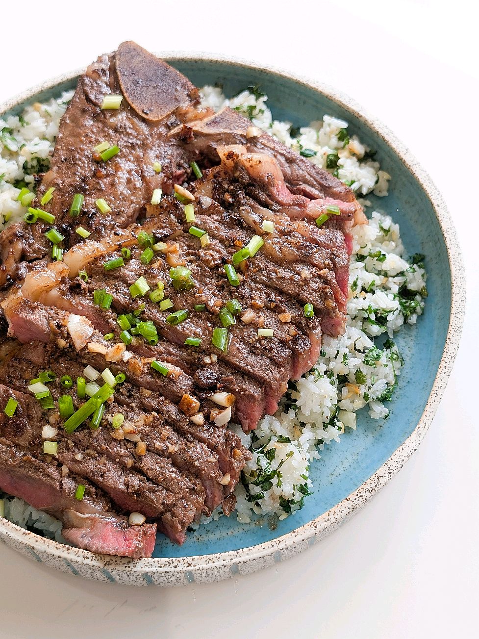 T-bone tapa with cilantro garlic fried rice easy recipe