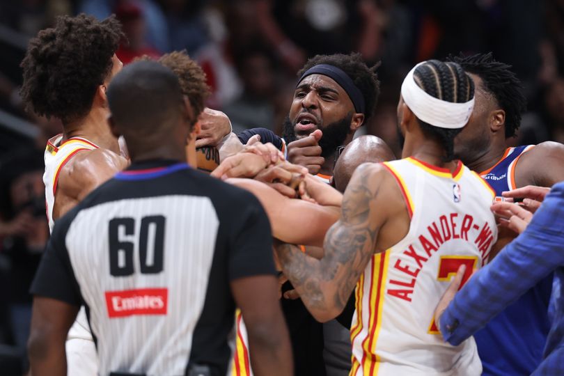 Ejected Knicks star makes concerning Hawks melee confession after ...