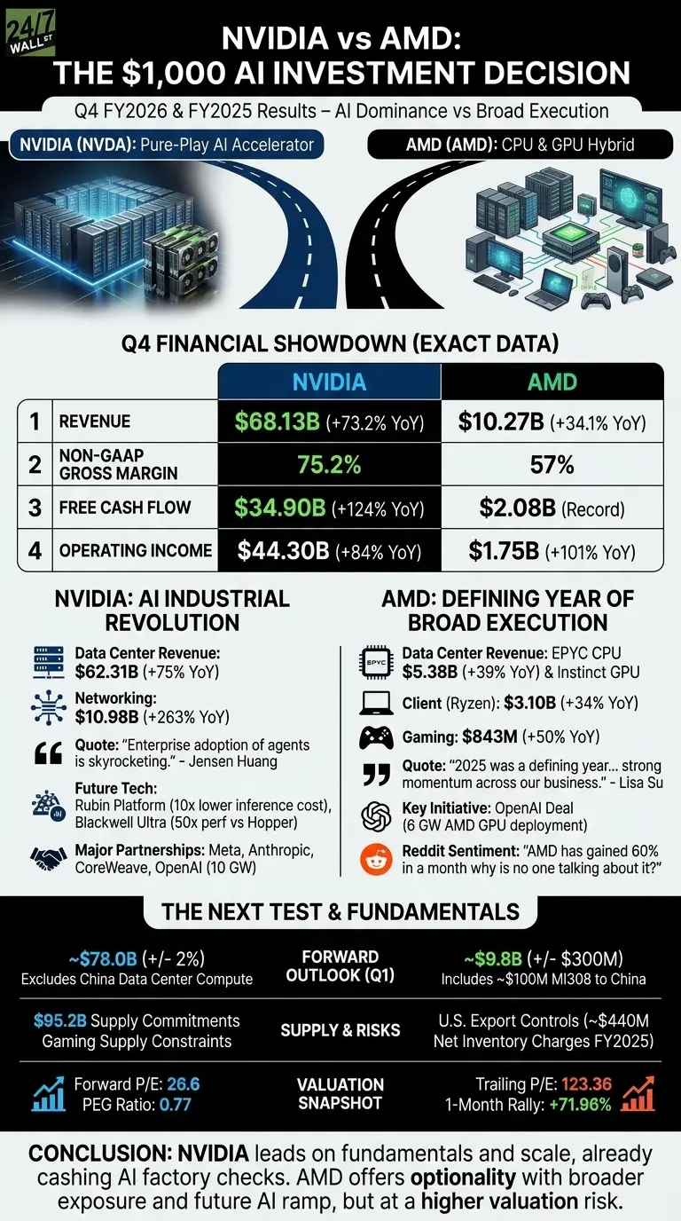 Got 1,000 to invest? Nvidia vs AMD - only one deserves your money